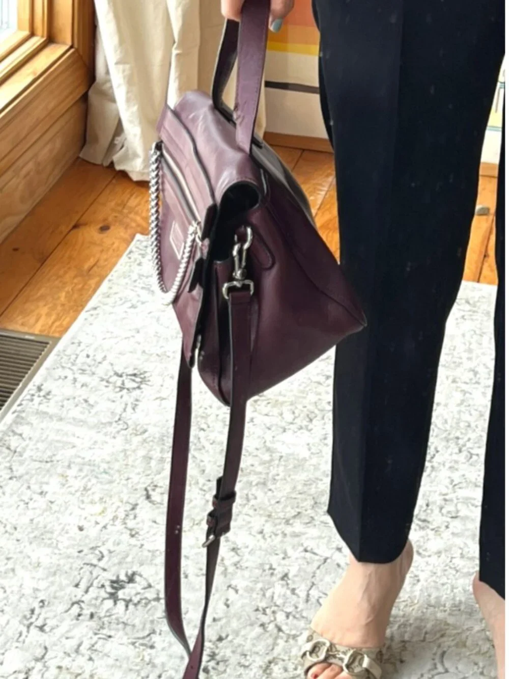 Marc Jacobs Leather Satchel Shoulder Bag